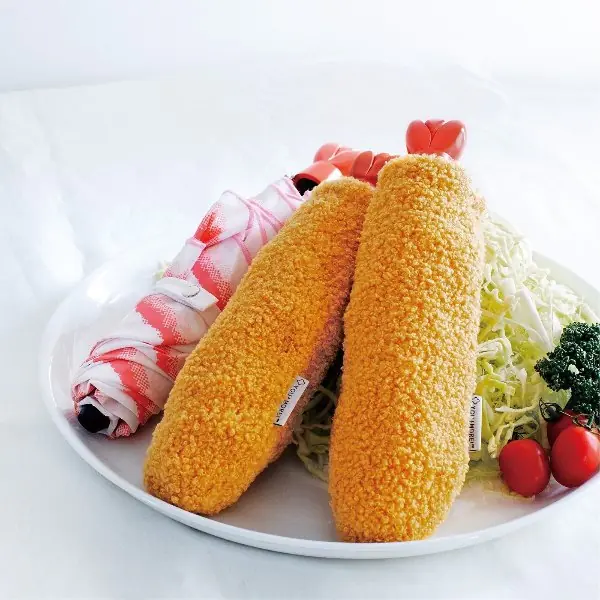 光看就肚子餓！日本推出超逼真「炸蝦折疊傘」，撐起來內裡是「新鮮蝦肉」太好玩～