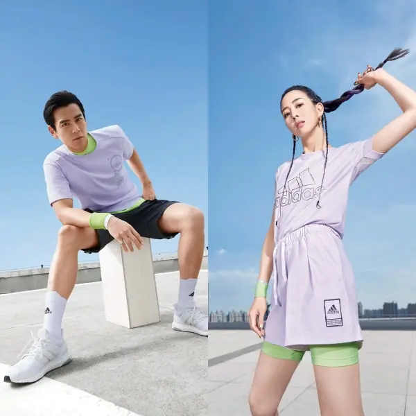 adidas引爆紫色夏日 城市逆襲  彭于晏、張鈞甯型動風格 率性登場