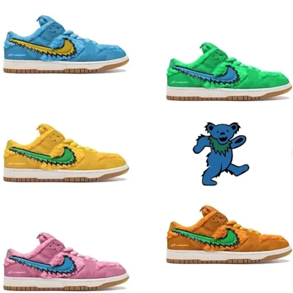 晚上想要抱著它睡覺！超萌 Nike SB Dunk Low 「毛絨小熊」五色齊發，瞬間激起妳的包色慾！