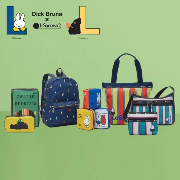 Dick Bruna x LeSportsac 聯名系列 6月1日限量登場