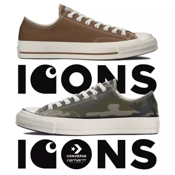 Carhartt WIP x Converse 限量「ICONS」聯乘鞋款再度登場