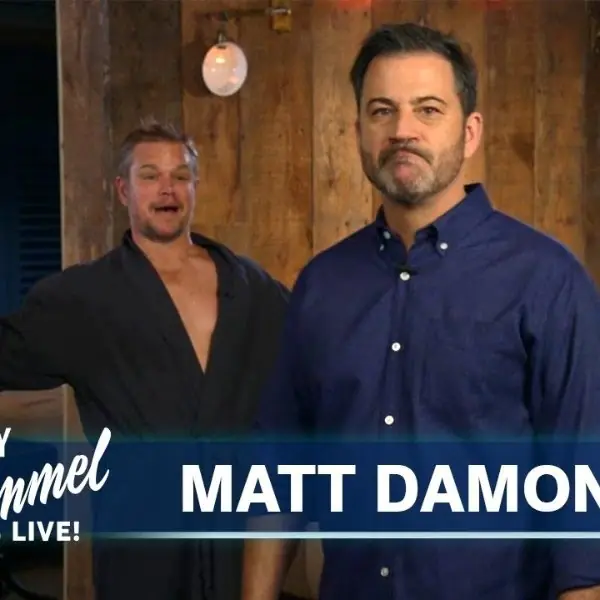 脫口秀主持人吉米金莫 Jimmy Kimmel 宣告暫別主持棒，麥特戴蒙搞笑嘲諷～