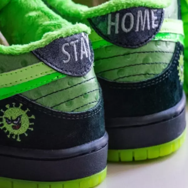 Nike Dunk SB 客製款「新冠病毒」顏值屌打 Travis Scott 版本！