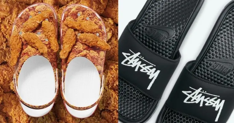3 雙夏天必備「聯名拖鞋」推薦，Stussy ＸNike、肯德基ＸCrocs...帥度直接屌打爆款球鞋～
