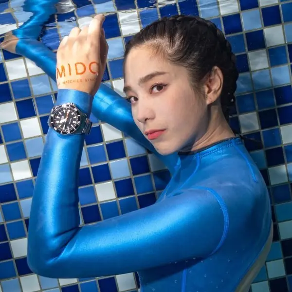 温貞菱攜手MIDO 美度表Ocean Star海洋之星三部曲 以美人魚之姿挑戰水下攝影處女秀