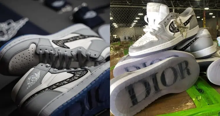 如果花了快 30 萬買到山寨⋯美國查扣市值破億「Dior x AJ1 假鞋」，鞋迷：「快檢查你腳上那雙！」