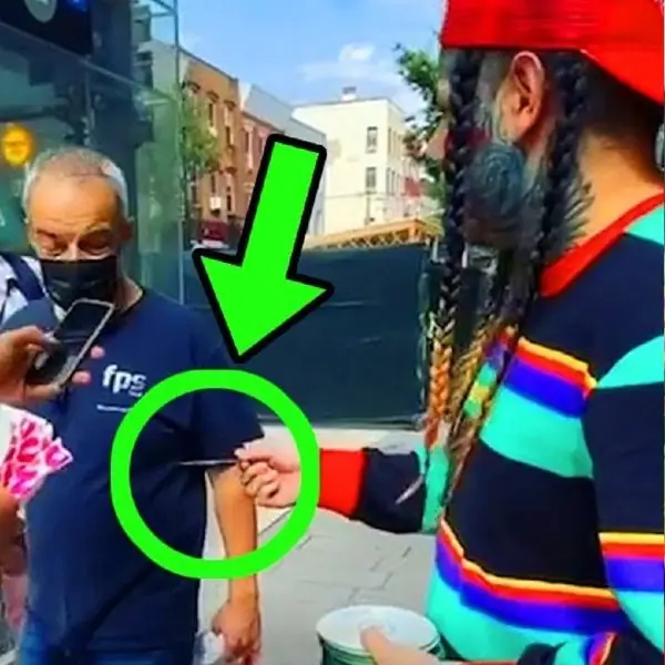 大家不買我就免費送！6ix9ine 卑微上街頭發專輯，凶狠 Rapper 慘遭大叔拒絕！
