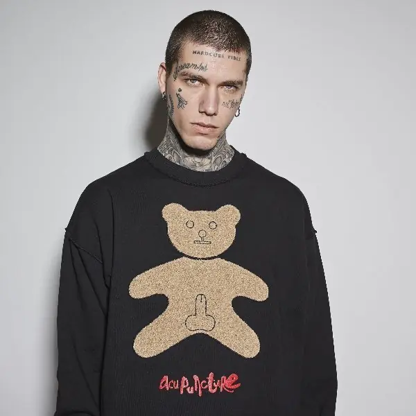 就是要跟別人不一樣！英國潮牌 Acupuncture  衝突感手繪「PUNK BEAR」反叛潮流 勇敢做自己！