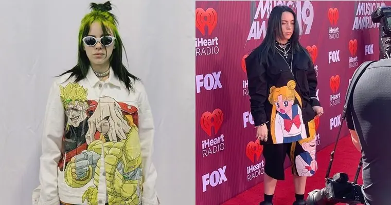 美少女戰士套裝驚豔全場！一千元搞定 Billie Eilish 「動漫風穿搭」！宅男：終於跟上我們的潮流！