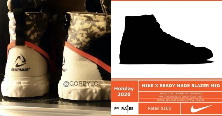 高清無碼照曝光啦！潮流老司機久等的 READYMADE x Nike 聯名球鞋釋出，鞋迷：傾家蕩產也要弄到手～