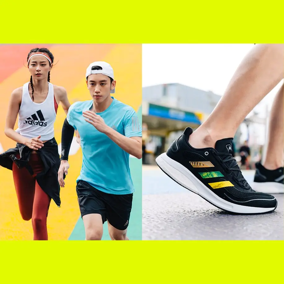 潮人街頭跑起來！文雨非、陳慕腳踩 adidas Supernova 跑鞋深入西門町 一起 #跑翻台北！
