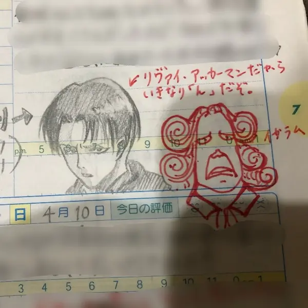 根本神還原！老師與學生聯絡簿上的「畫技對決」，重繪航海王、寶可夢宛如原著親筆創作！