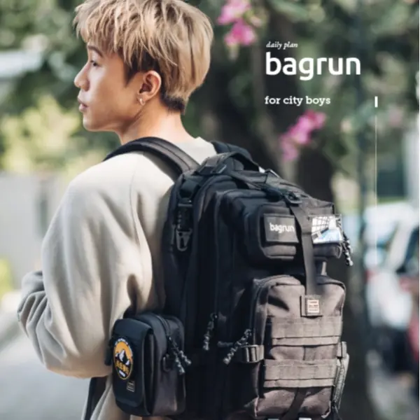 JUKSY 當家鞋餓份子阿鑫拍照、剪片日常，bagrun 軍事背包好用到讓他「整組全包」！