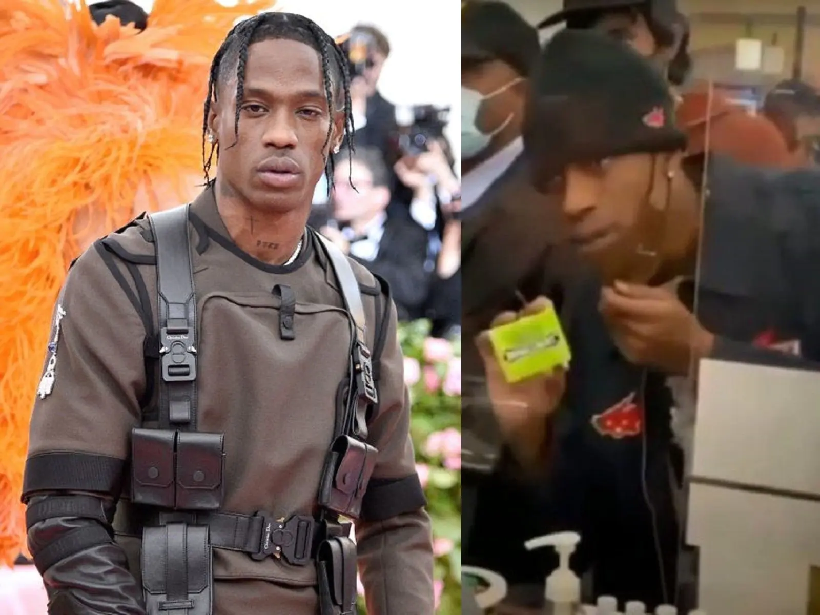 潮流天王 Travis Scott 上街買條口香糖掀起暴動，男粉狂遞 Nike 球鞋求簽名！