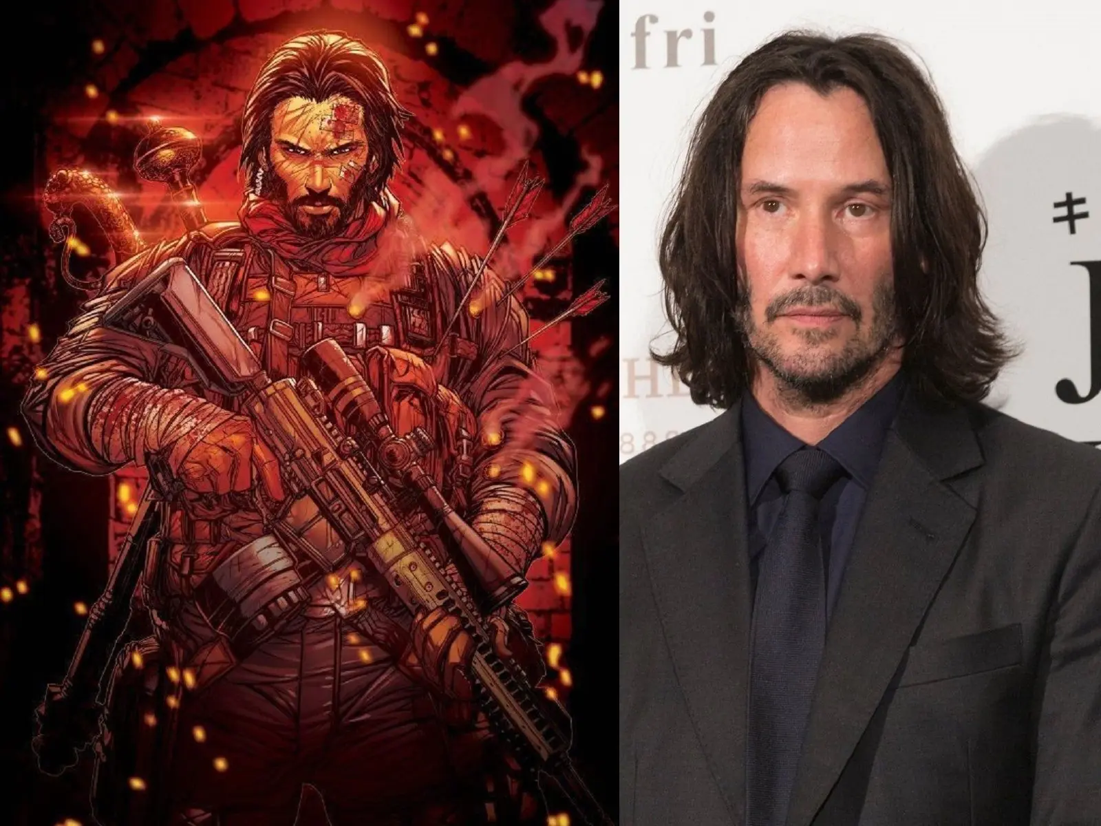自己的漫畫自己演！基努李維擔任《狂戰士》真人版男主角，Netflix 合作電影化！