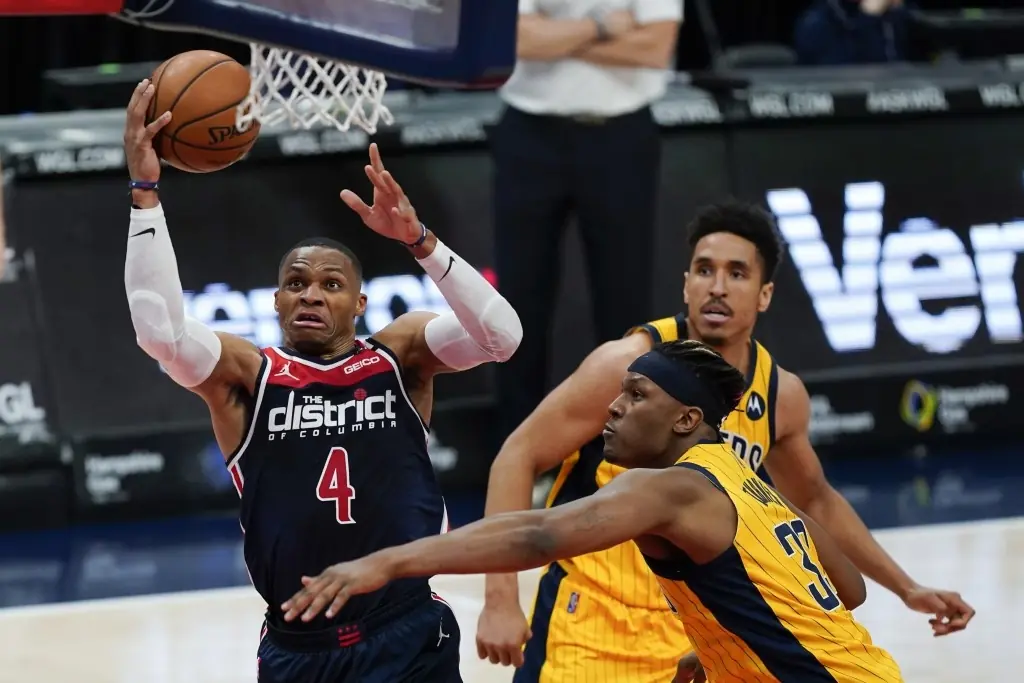 NBA／比打電動還扯！巫師球星 Westbrook 完成 35+14+21 超級大三元，聯盟史上第一人