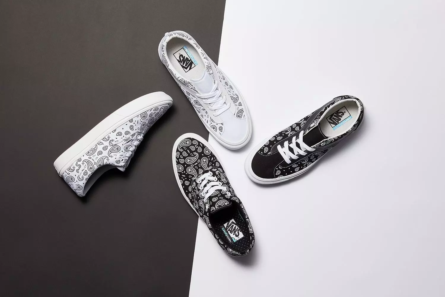 黑白的全新展演！VANS PAISLEY PACK 華麗現身，佩斯利印花加持！