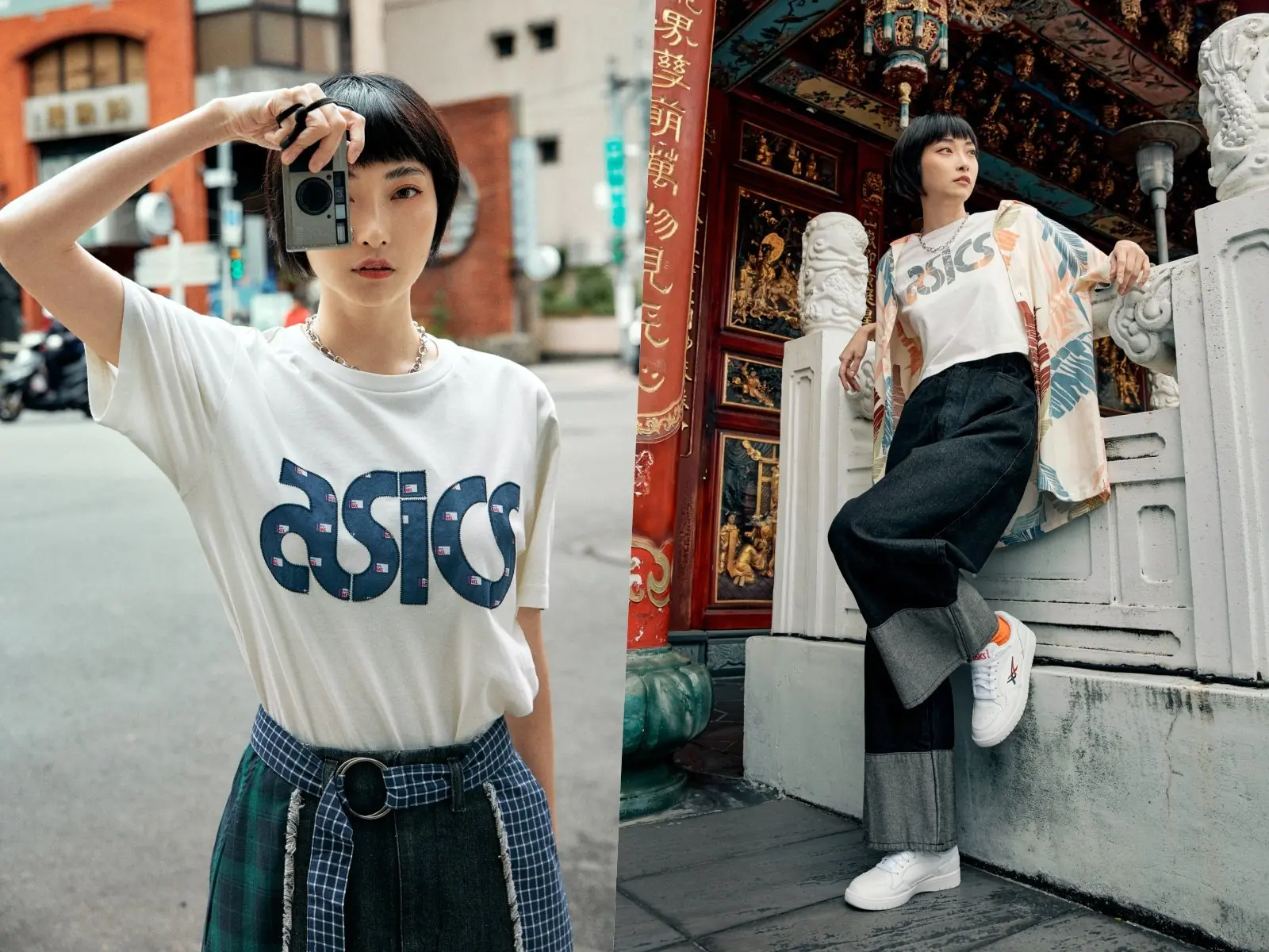 街拍攻略，怎麼拍出隨性美照？ 穿上  ASICS SKYCOURT 台北街頭踩點去！