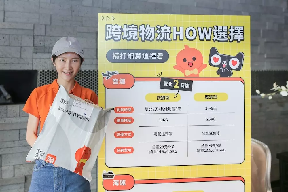 愛買淘寶的人快歡呼！天貓淘寶海外推出「跨境合單雙北 2 日達」，超過時間就賠你錢！