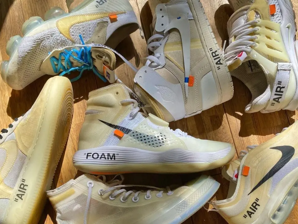 比尾田還會藏梗！網友曬 Off-White x Nike 聯名泛黃照，釣出 Virgil Abloh 回覆：「非常 Off-White！」