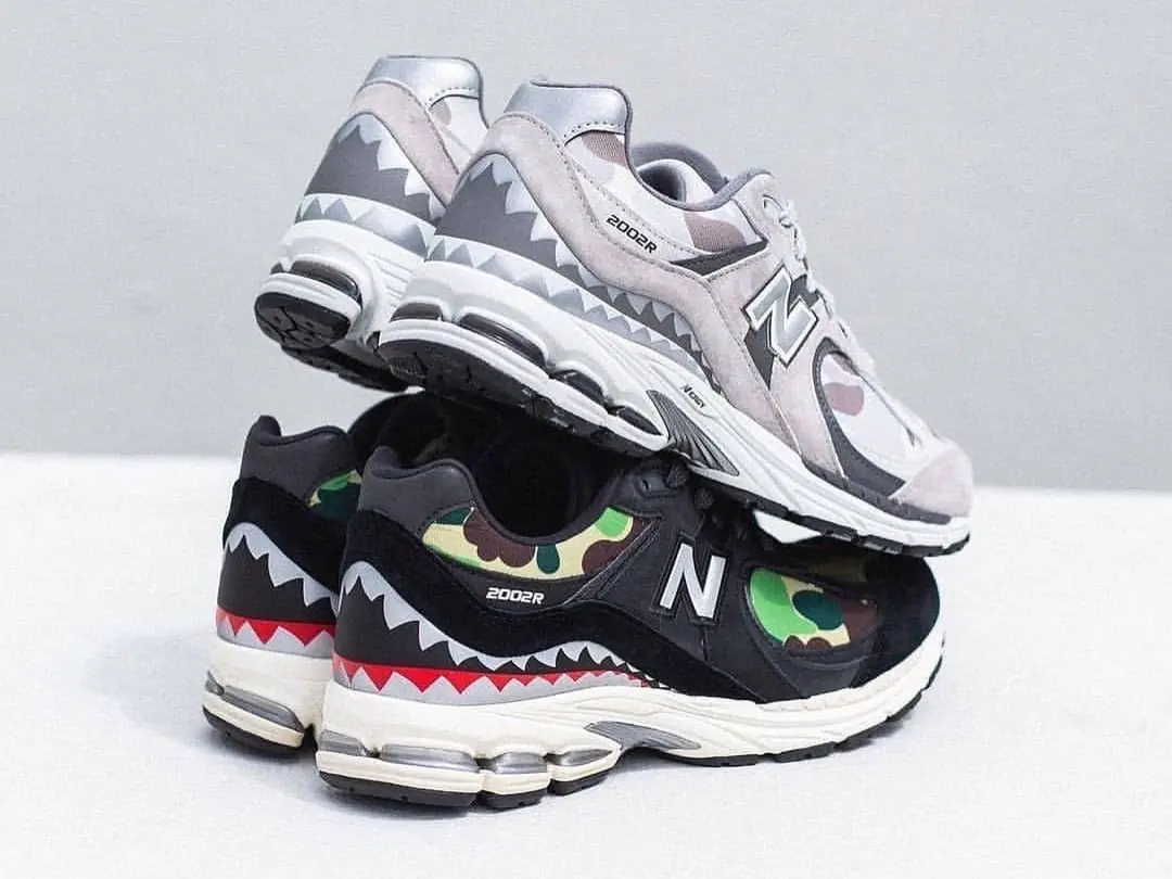 BAPE x New Balance 2002R「高清美圖」完整露出，摧殘錢包的爆款聯名你凍未條了嗎？