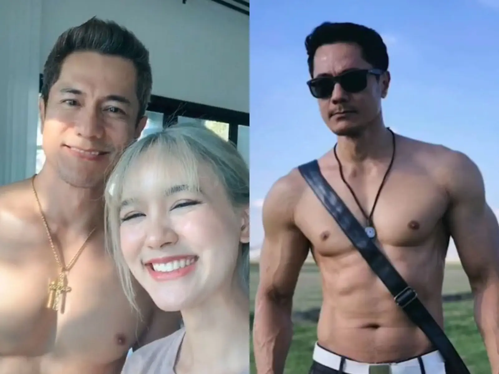 以為是男友！網紅合照帥氣老爸「大肌肌＋雕刻臉」引暴動：有缺後母嗎？
