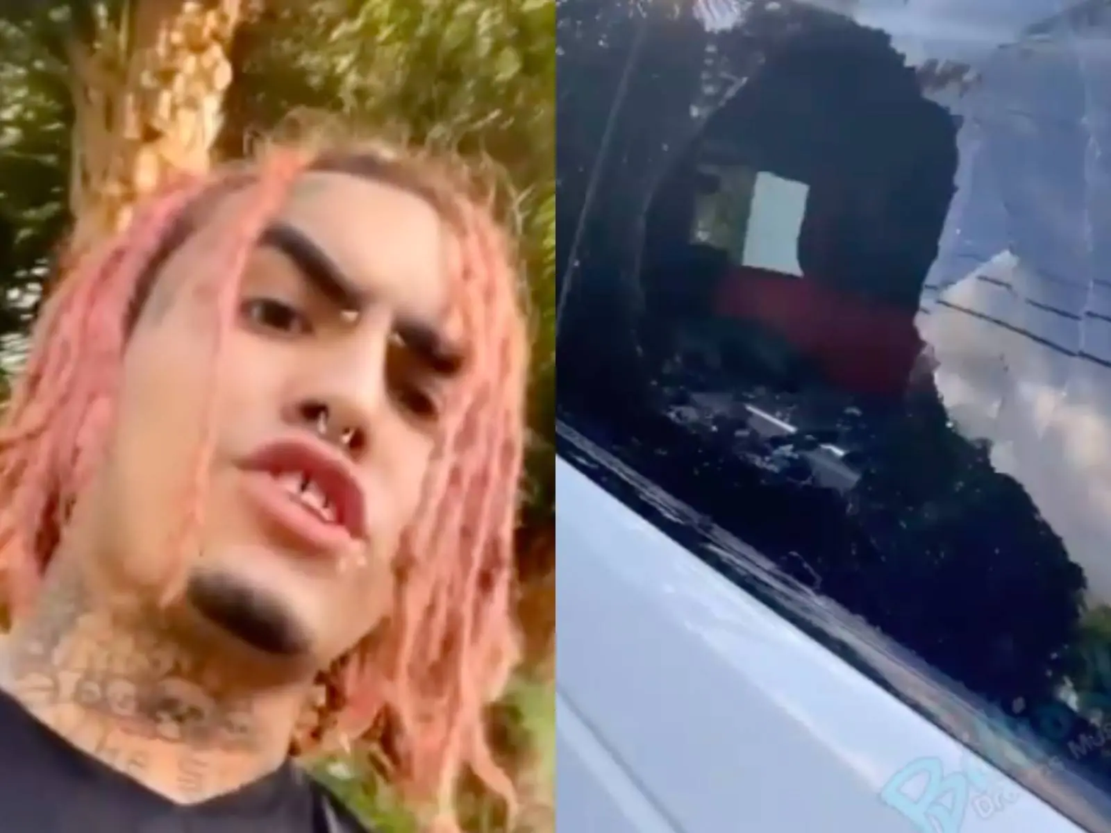 被砸個稀巴爛！饒舌歌手 Lil Pump 千萬勞斯萊斯遭破壞，他爆氣：不管是誰我都會讓你腦袋開花...