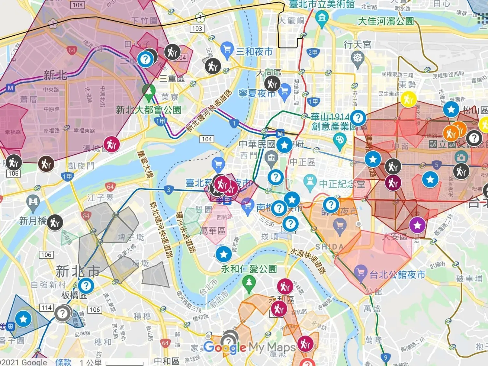 防疫更徹底！網友神自製 Google 地圖「確診者足跡分布圖」讓你秒避開疫情雷區，一步驟超好懂～
