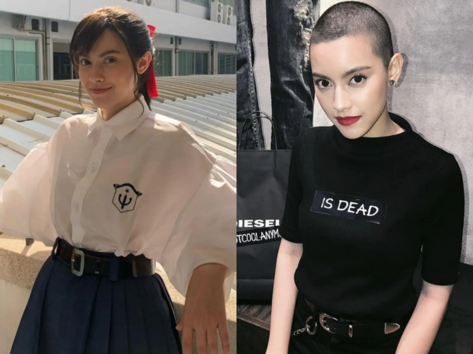 《轉學來的女生》馬尾妹由里脫下制服竟是小帥妹，  3 套「中性穿搭 Look 」撩的你心跳漏拍～