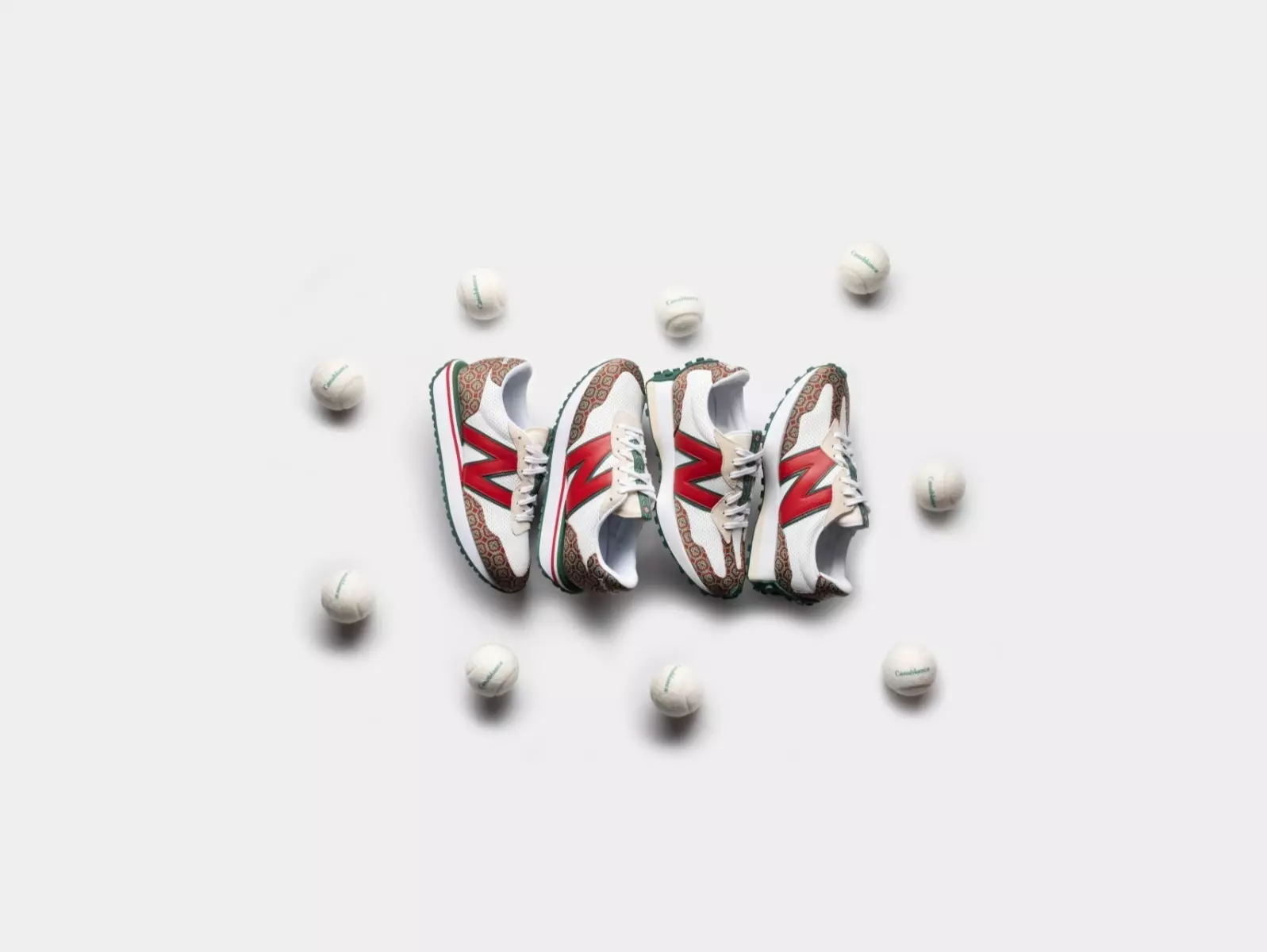 法式摩洛哥風情再續 ！Casablanca x New Balance ，磚紅緹花質感上市！