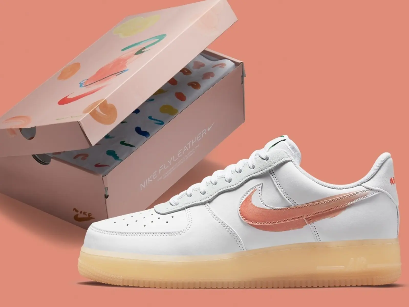 Nike 攜手日本藝術家 Mayumi Yamase 打造「全新 AF1 」，光是絕美鞋盒錢包就守不住了！