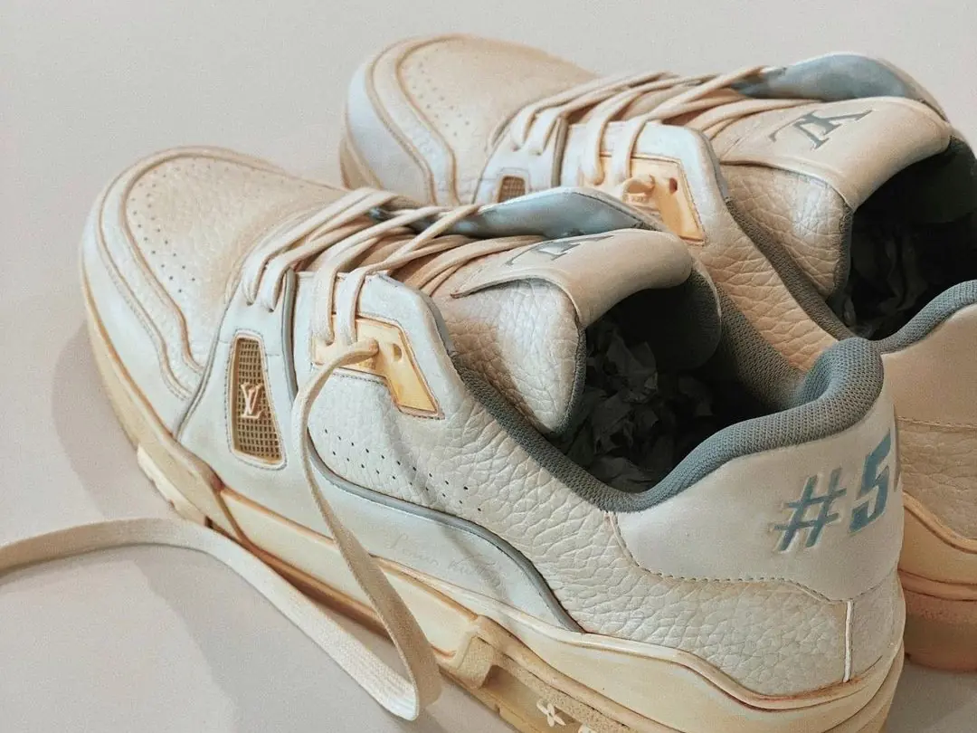 Louis Vuitton 超美客製 LV Trainer 球鞋「舊化版本」高清釋出，就連 Virgil Abloh 本人也親自回覆！