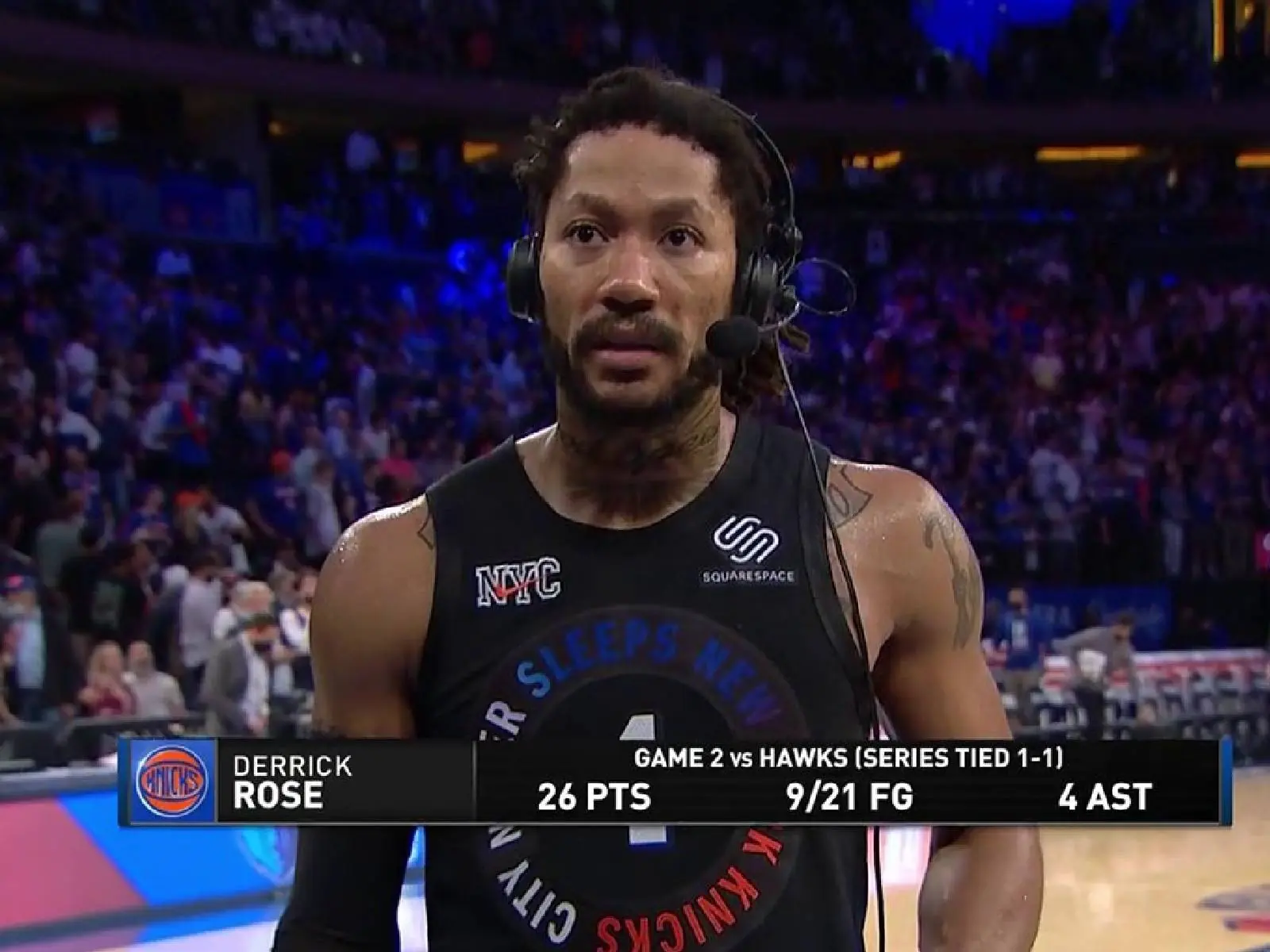 NBA／玫瑰粉快哭了！「飆風玫瑰」Rose 用神拉竿砍 26 分如 MVP 巔峰，賽後：我夢想這一刻很久了...
