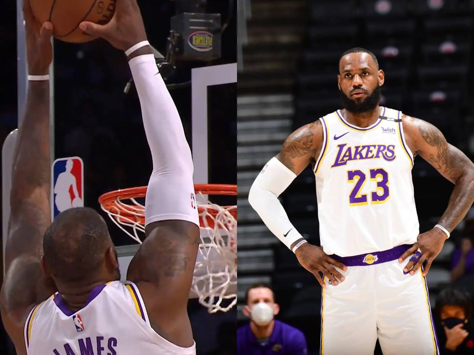 NBA／一人獨撐全場沒用！36 歲詹皇大秀「平籃框」美技灌籃，Anthony Davis 卻受傷退場輸太陽...