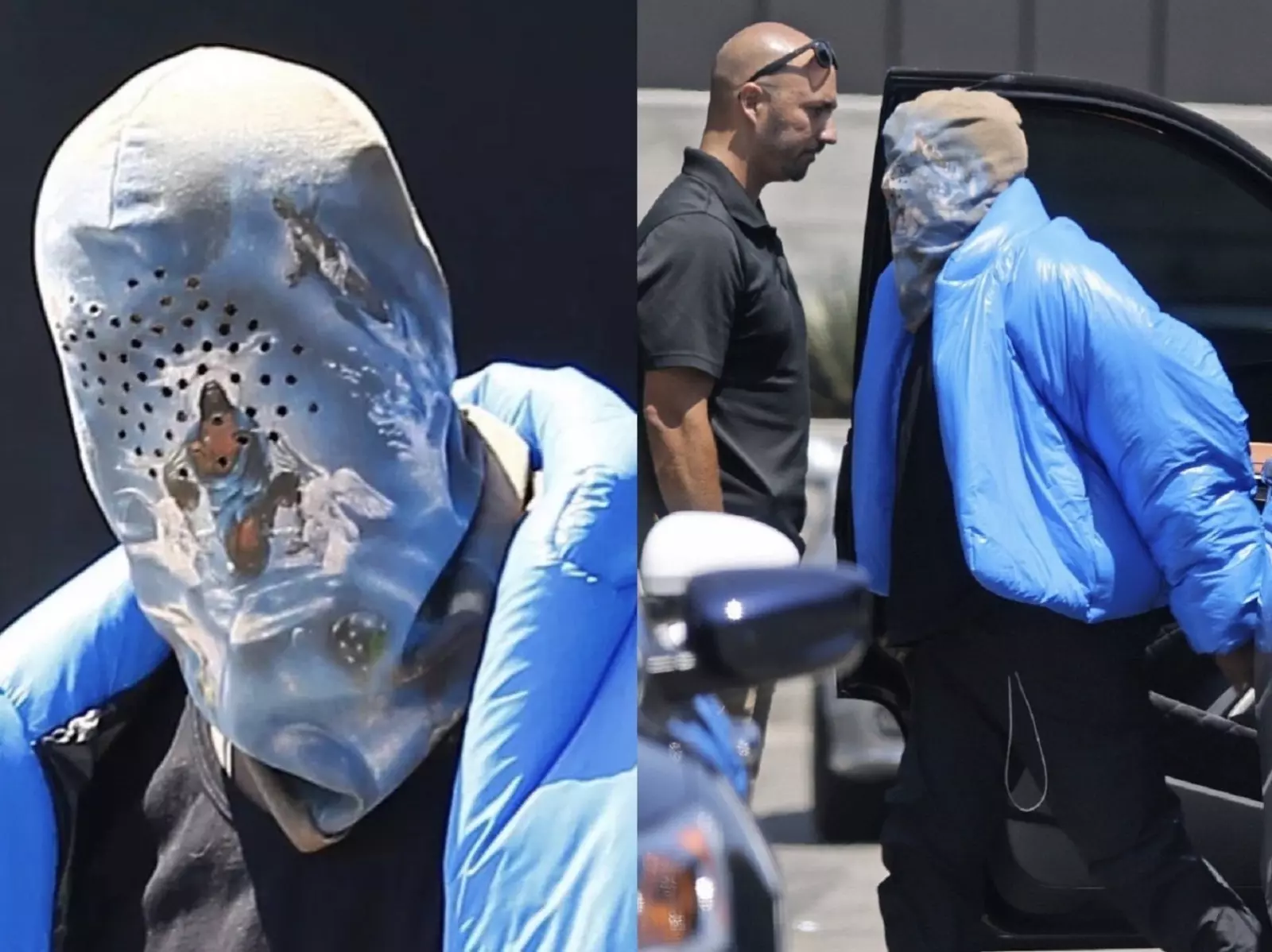 Yeezy 防疫新潮品？肯伊威斯特戴詭異面罩現身洛杉磯，還穿上對手 Nike 球鞋！