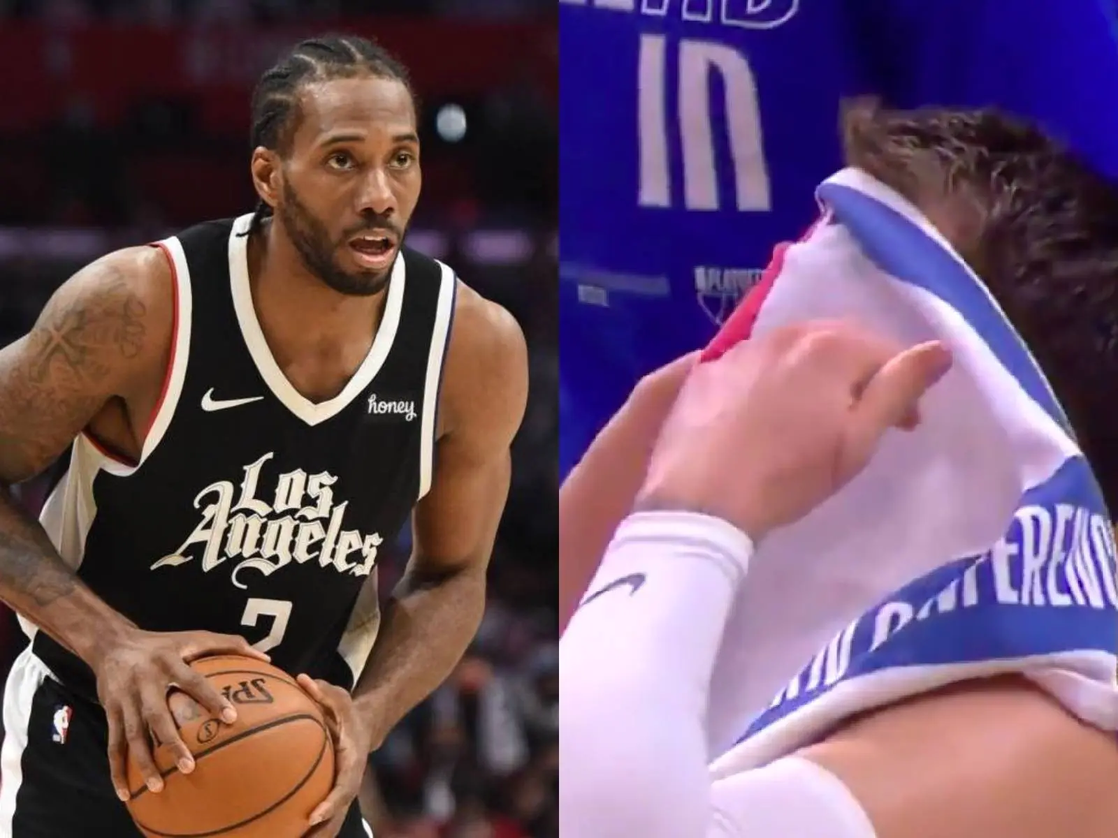 NBA／就是不想回家釣魚！「洛城雙雄」不留情同砍準大三元，獨行俠 Doncic 轟 46 分落敗用毛巾掩面...