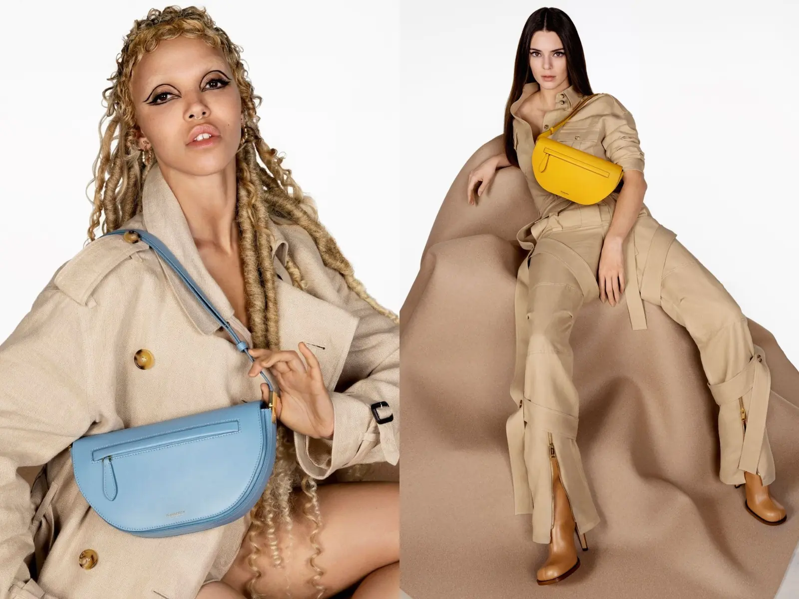 今年有這咖就穩了！Burberry 超時髦繽紛「Olympia 半月包」連超模 Kendall 也愛不釋手！
