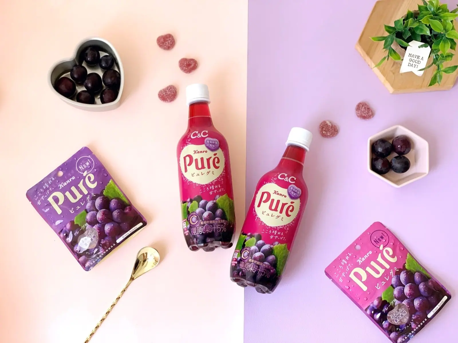 黑松C&C首次聯名，台日最夢幻組合 「C&C x Puré氣泡飲」今夏新上市！