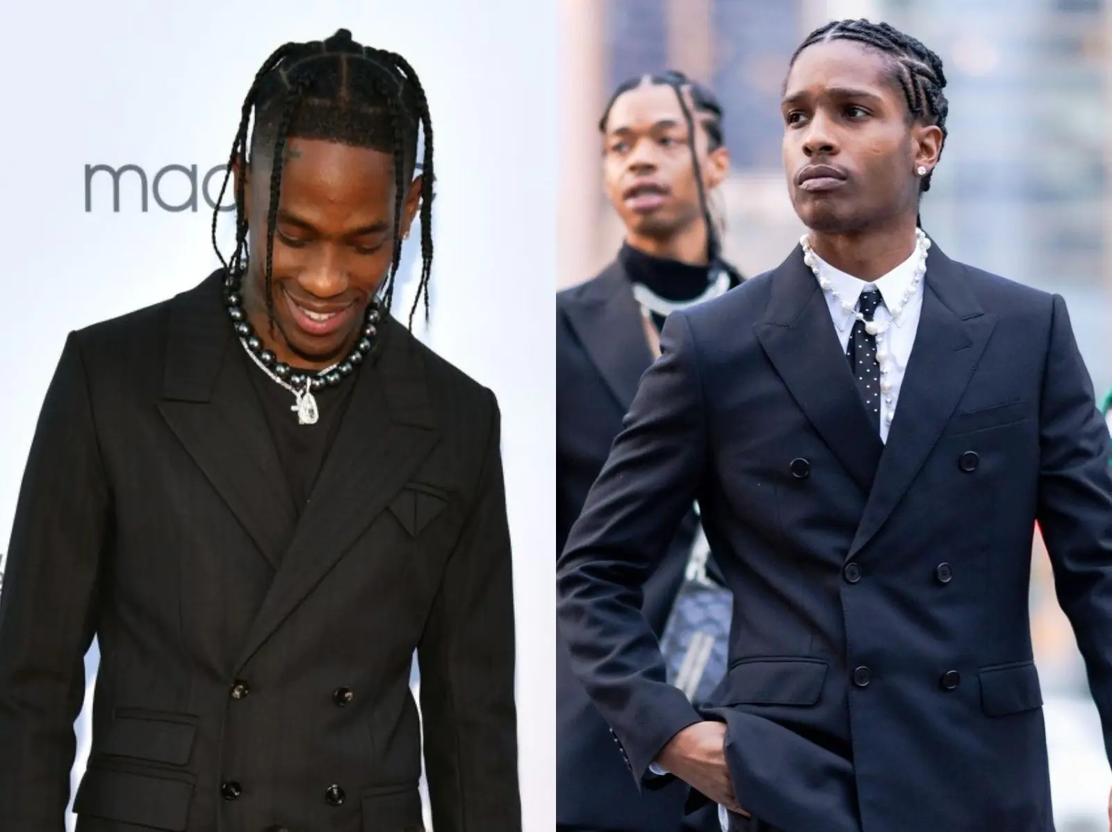 A$AP Rocky 有 Celine 撐場，Travis Scott 的 Bottega Veneta 沒在讓！誰是穿西裝最帥的 Rapper？