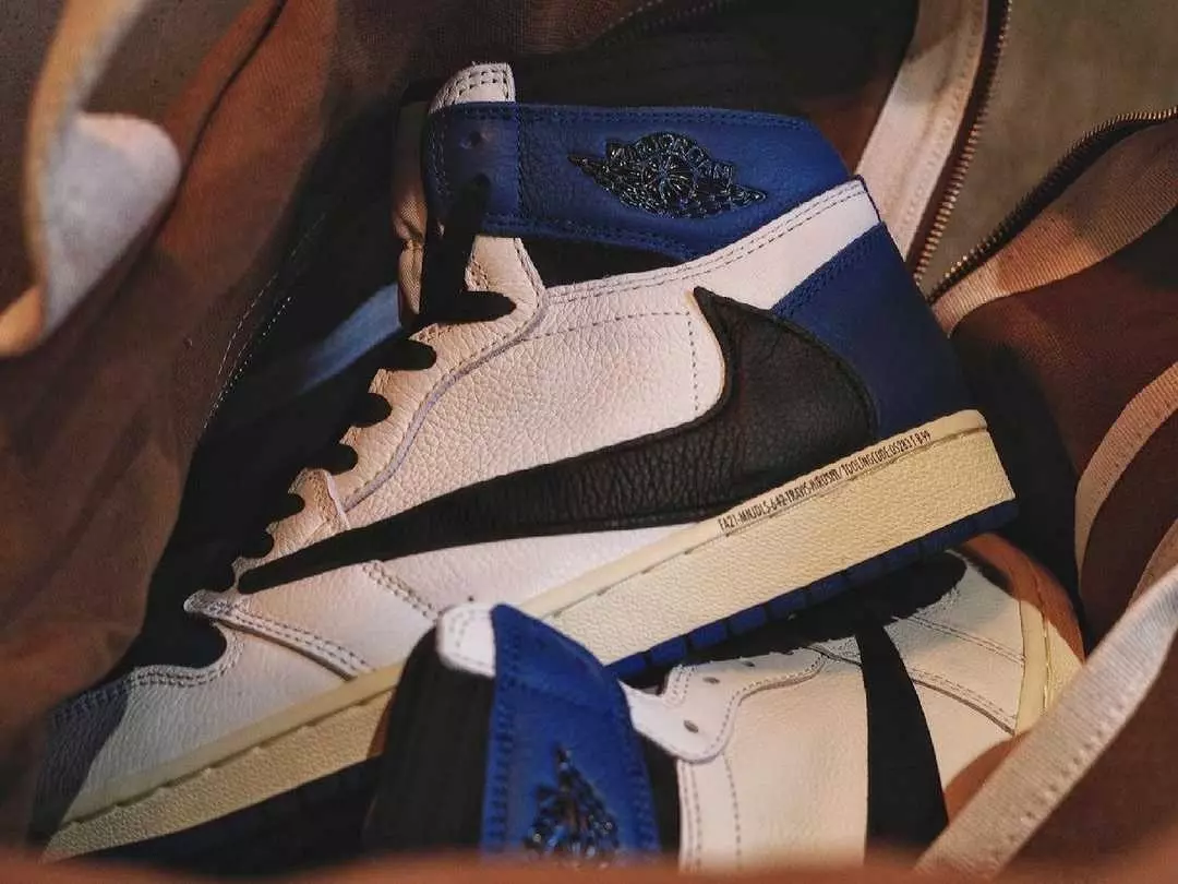 Travis Scott x Fragment Design x Air Jordan 1「三方聯名」2021 鞋王發售日期正式揭曉！