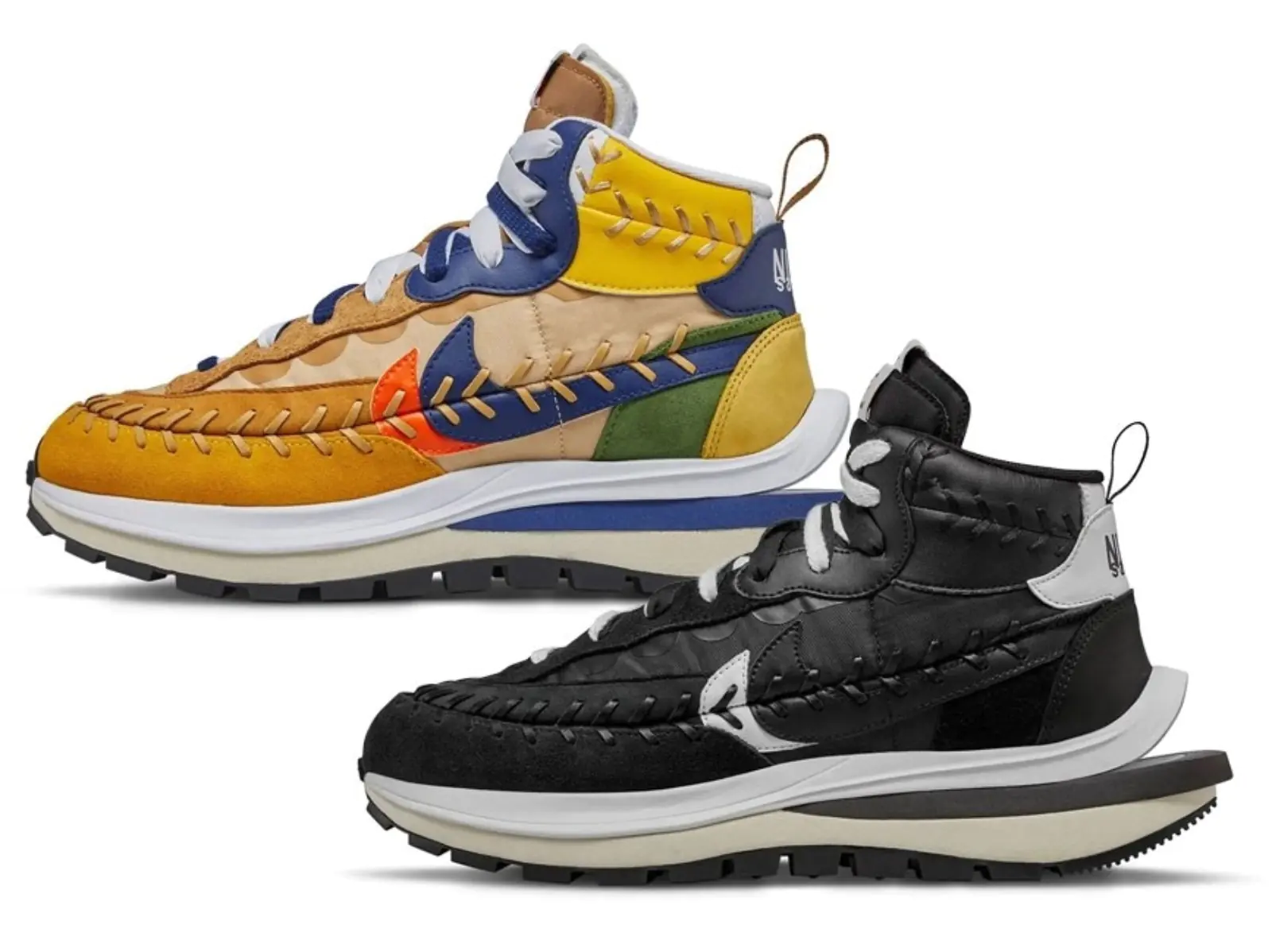 Nike x Sacai x Jean Paul Gaultier 2021 最新三方聯名即將登場！「解構+編織」設計超吸睛～