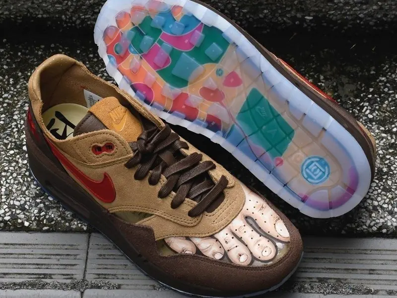 死亡之吻 CLOT X Air Max 1 透明材質大改造，再也不怕露出尷尬腳趾！