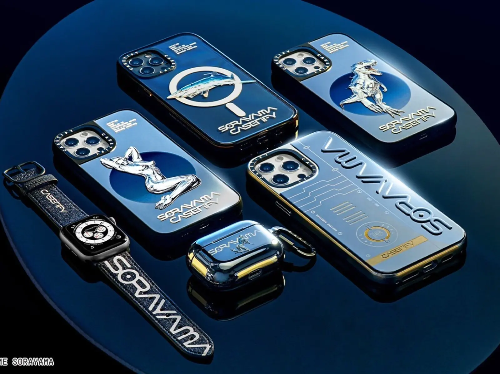 CASETiFY x 空山基推出 Apple 聯名周邊商品，從 iPhone 手機殼到 Air Pods 保護套通通都有！