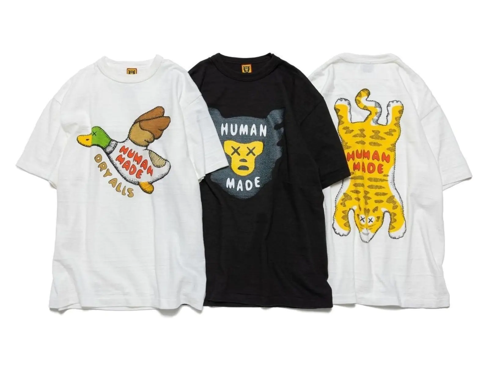 KAWS x HUMAN MADE 2021 聯名商品即將發售，全系列短 T 商品全曝光！