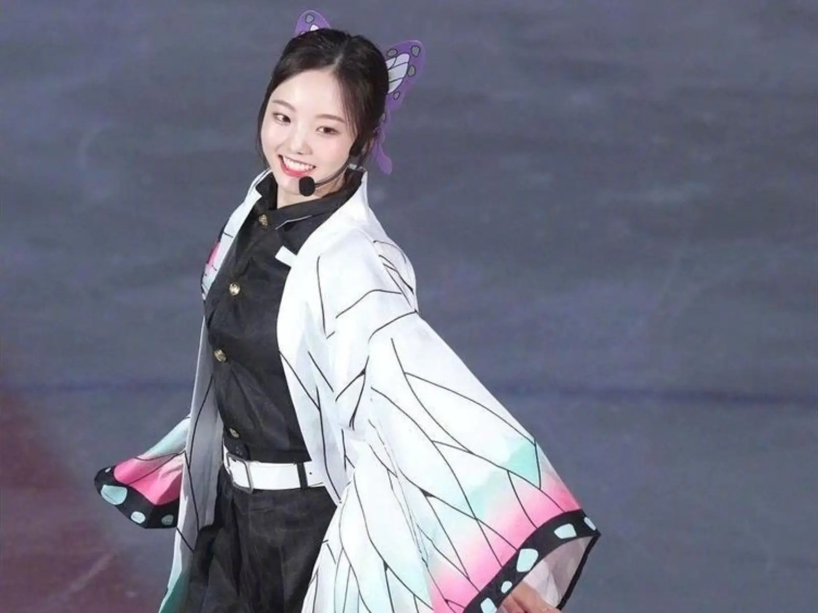 日本花滑選手「本田真凜」 Cosplay《鬼滅之刃》胡蝶忍，網友讚：真人版誕生了！
