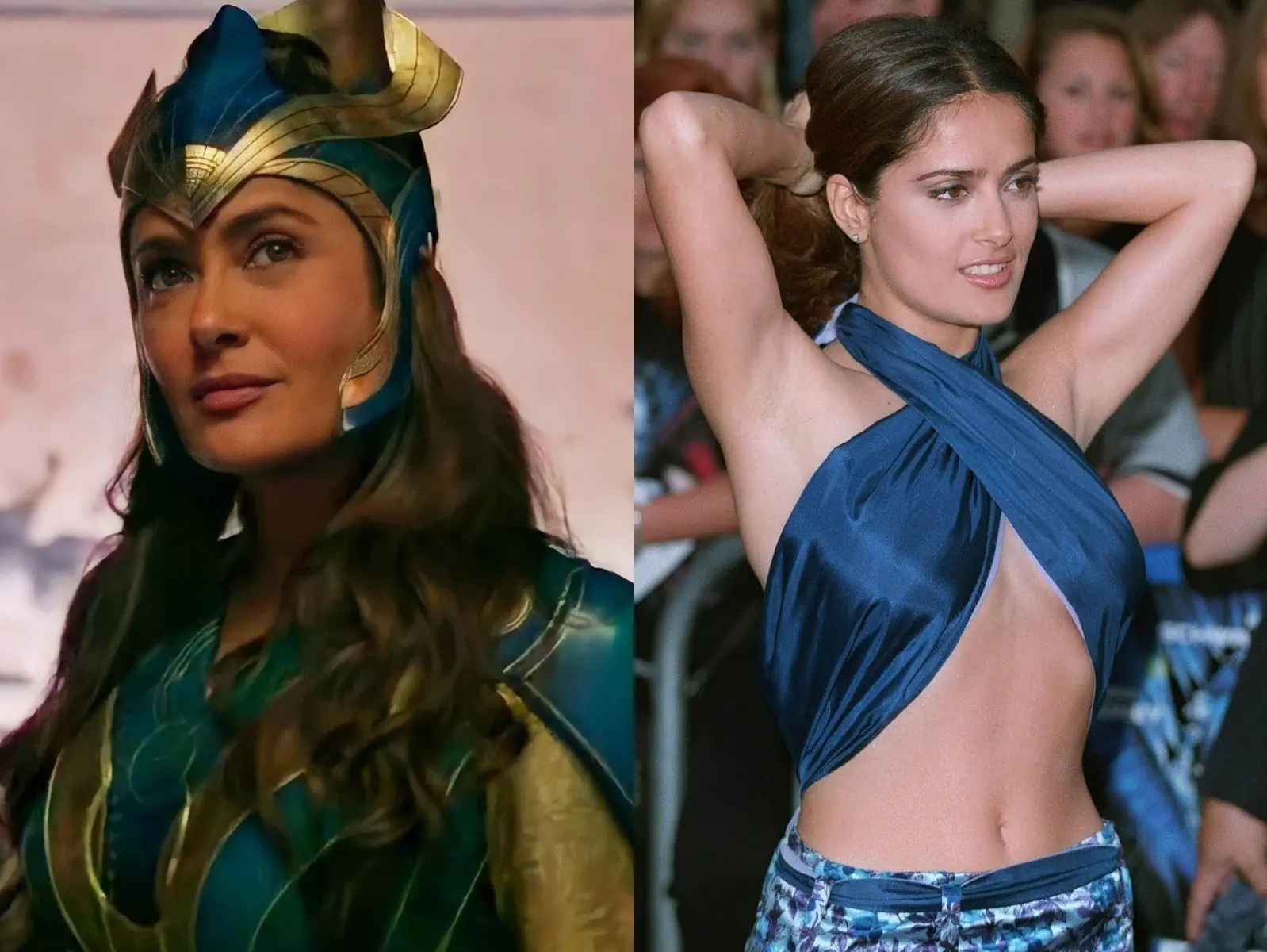 回顧《永恆族》首領阿賈克 Salma Hayek 3 大顏值巔峰期：55 歲也能靠穿搭逆襲！