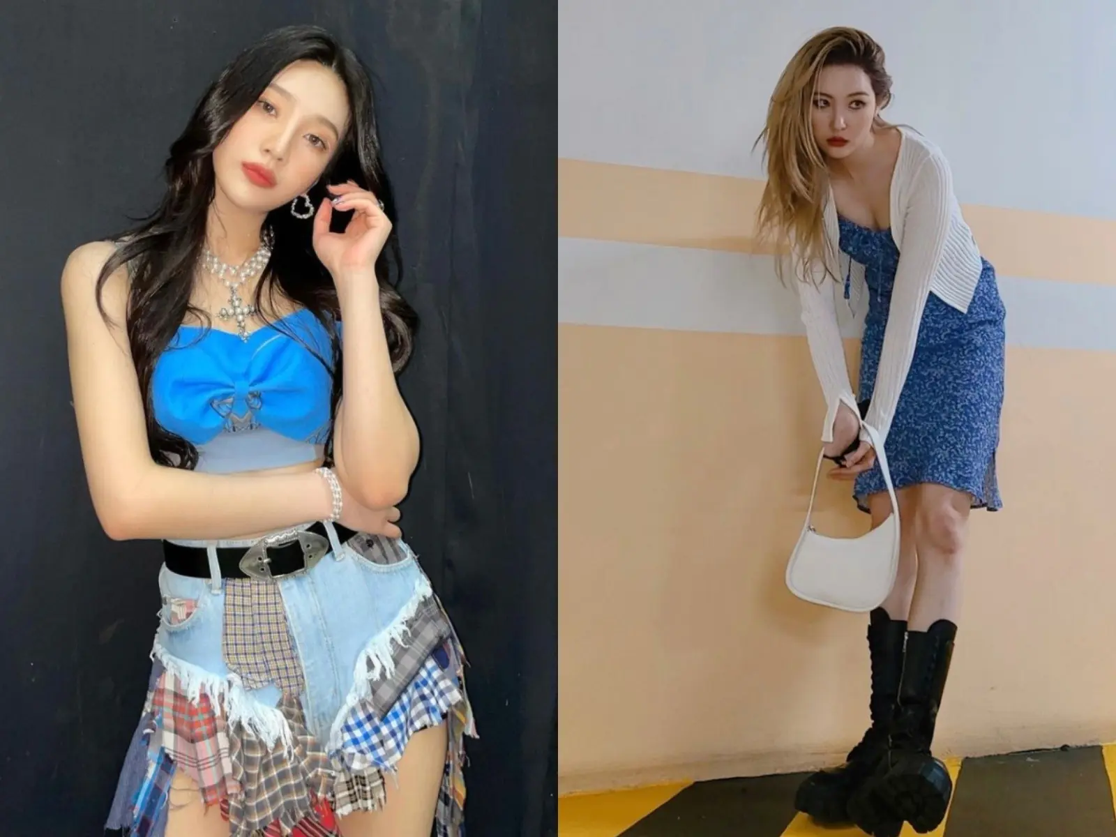 2022 必備「藍色穿搭公式」：Somi 牛仔帽、宣美碎花洋裝...顯白還能秒晉升清爽系辣妹！  