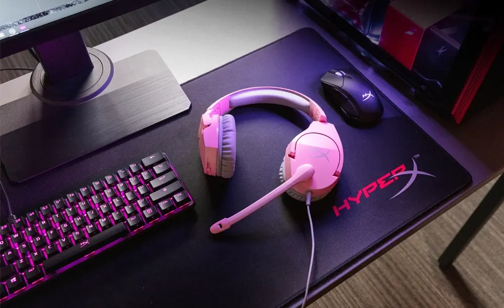 粉色控尖叫！HyperX Cloud Stinger電競耳機粉色配色全新上市