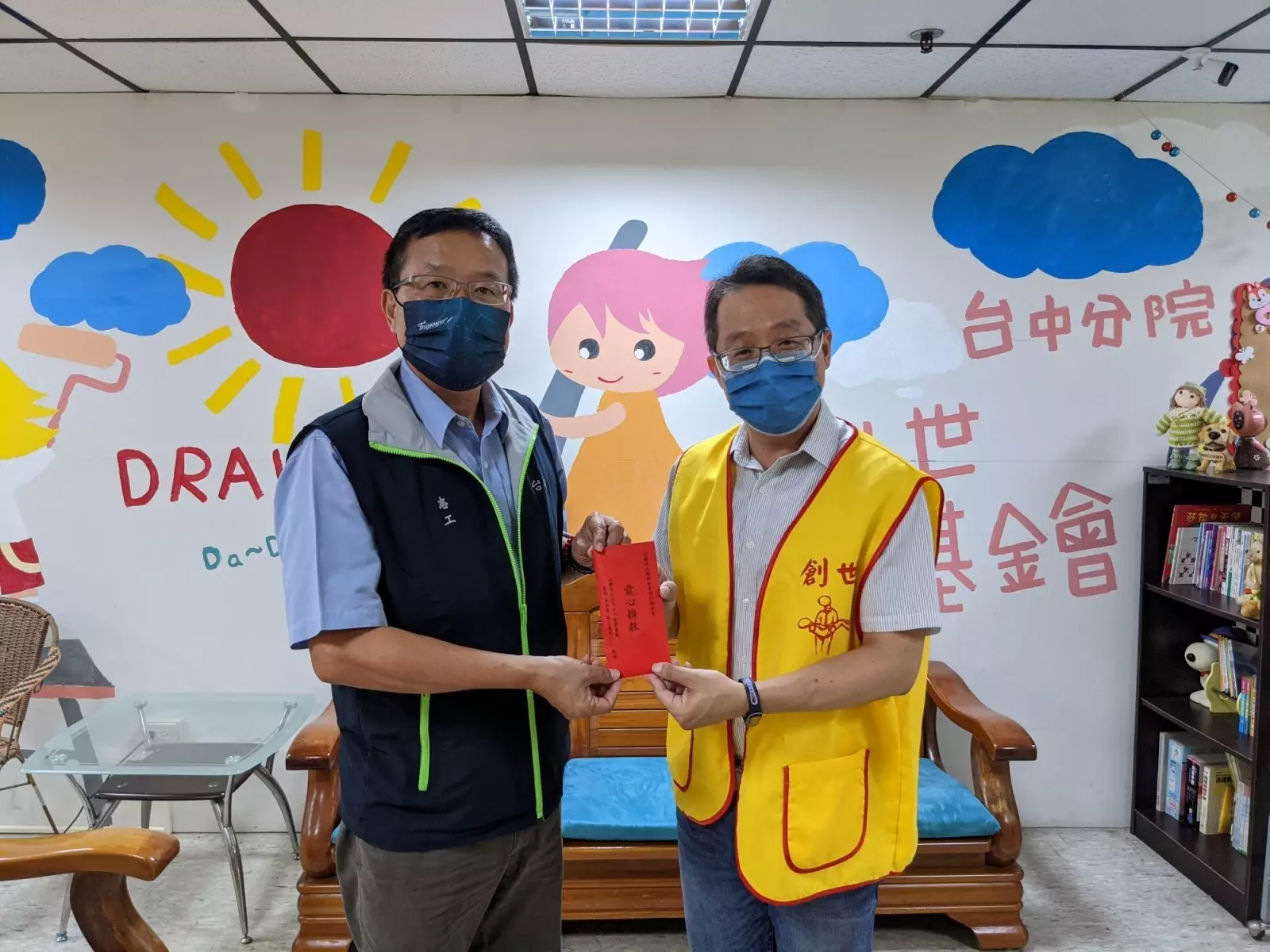 創世台中站30年，台電中秋愛心捐助汰換老舊設備