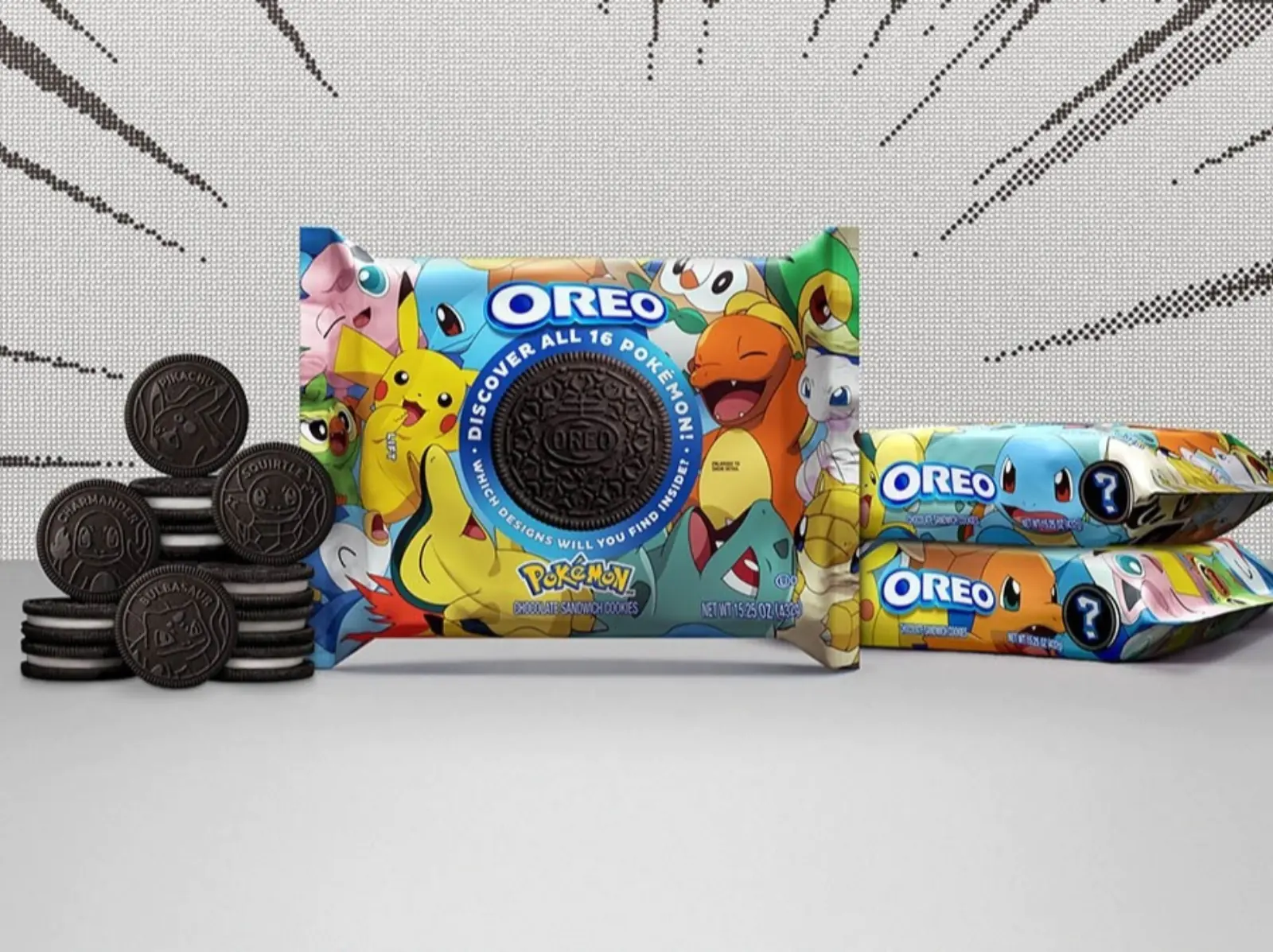 Pokemon × OREO 推出聯名限定版，共有 16 種寶可夢等你來收服！